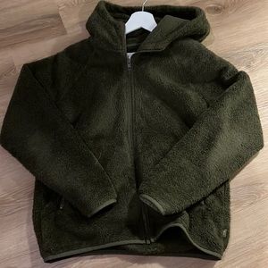Aritzia Teddy Jacket Sweater Zip Up